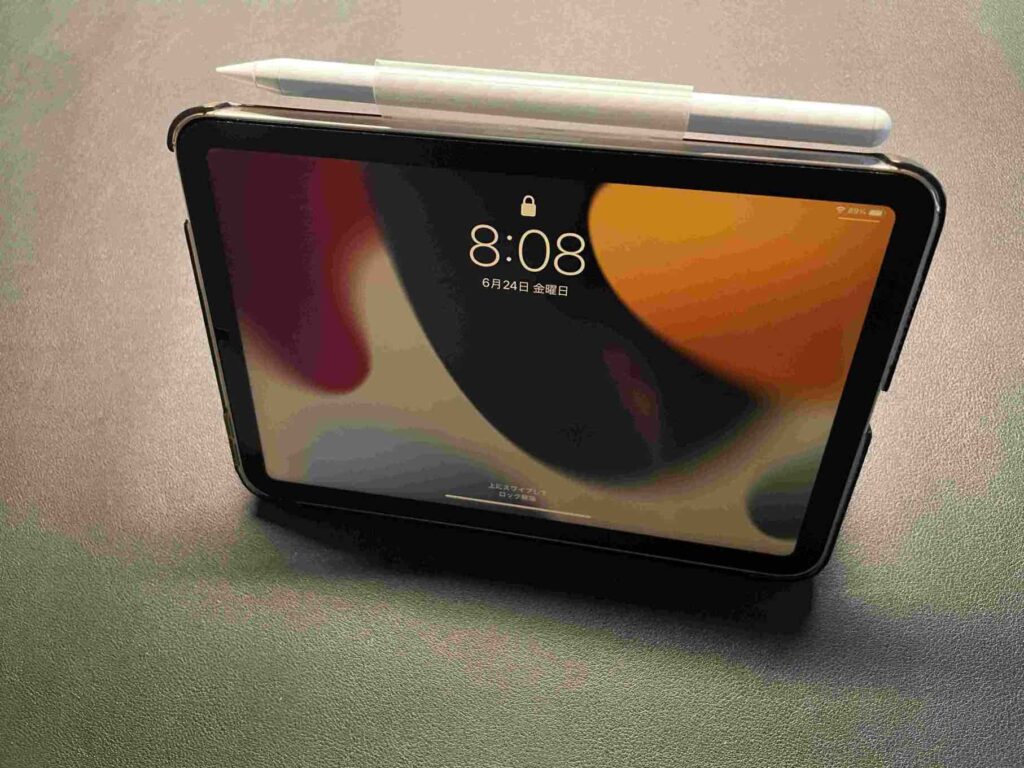 以前iPad mini用にペンシルホルダーを自作