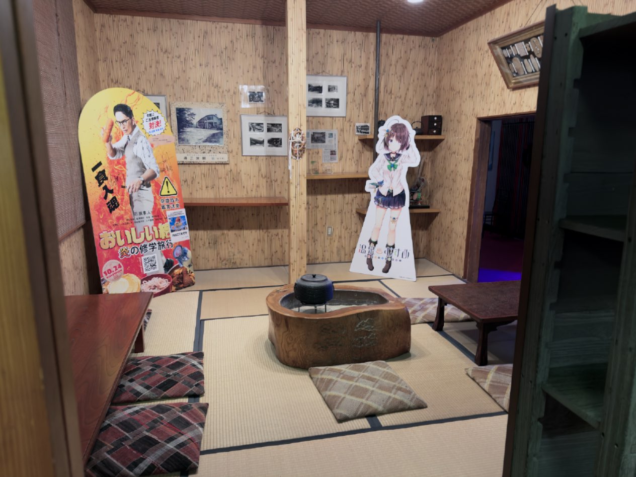 おいしい給食のポップが置かれた部屋