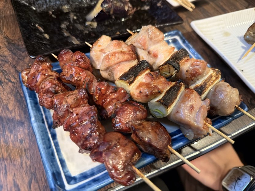 庄助の焼き鳥の盛り合わせ