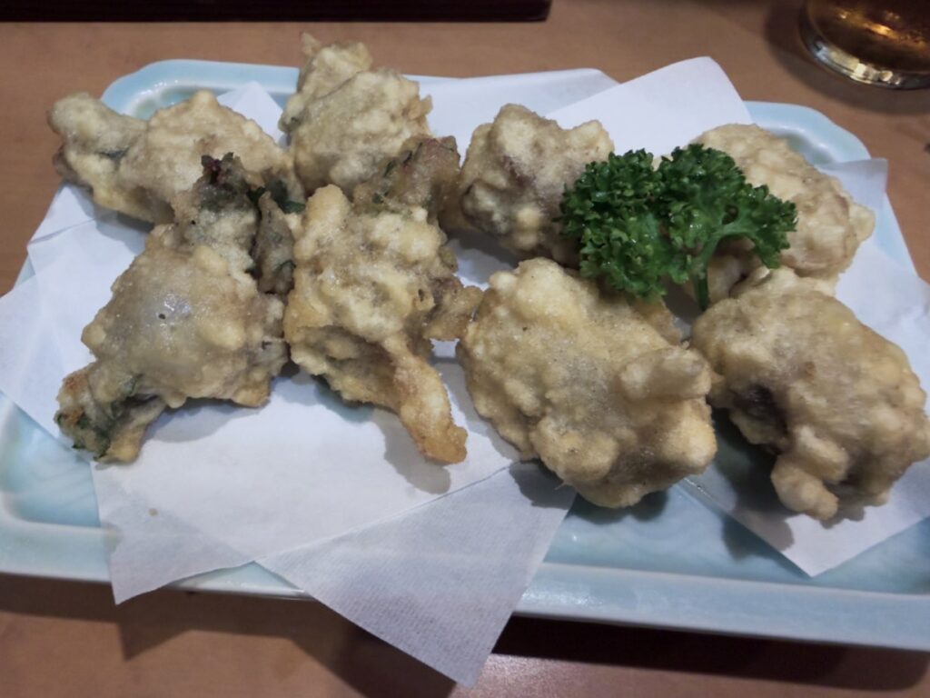 だるまやのいわしの揚げ物
